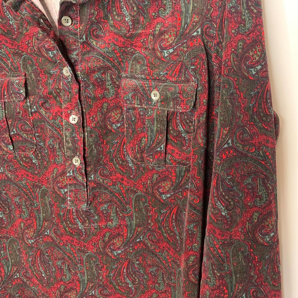 Chadwicks Red and Black Paisley Midi Dress - Picture 3 of 6